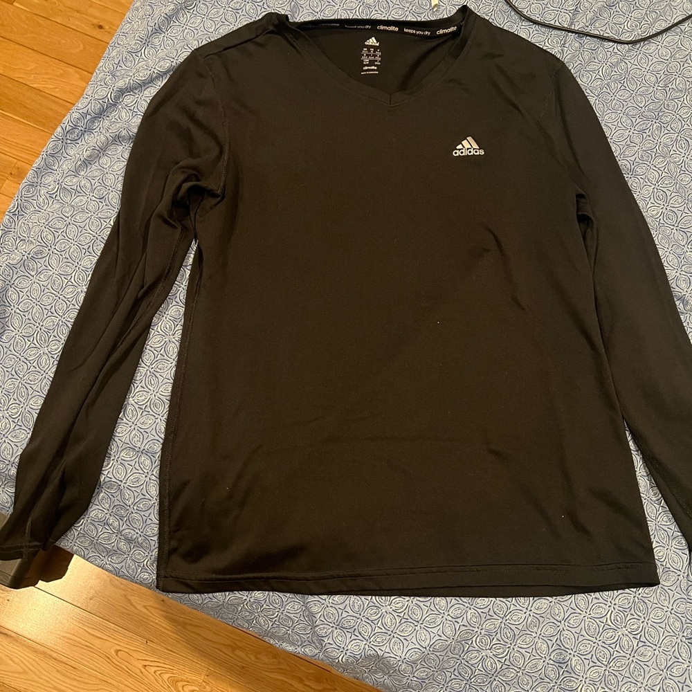 Long Sleeve Adidas Climalite Workout Shirt